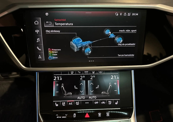 Audi RS6 cena 614000 przebieg: 23209, rok produkcji 2022 z Morąg małe 781